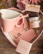 Prezenty dla Babci i Dziadka Prezenty dla Babci Dzień Babci filiżanka LOVE w kolorze białym, prezent urodzinowy dla babci, prezenty z okazji Dnia Babci1