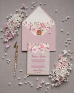 Prezenty dla Babci i Dziadka Prezenty dla Babci Drewniana Kartka z życzeniami na Dzień Babci Różowa Drewniana Kartka z Twoim imieniem 0