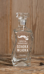 Prezenty dla Babci i Dziadka Prezenty dla Dziadka  prezent dla Dziadka zestaw karafka i 2 szklanki 1