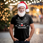 Prezenty dla Babci i Dziadka Prezenty dla Dziadka Pomysł na Prezent dla dziadka na świeta zestaw prezentowy, śmieszna koszulka dla dziadka pod choinkę, grawerowany kufel dla dziadka, kreatywne prezenty dla dziadków - box ze skarpetkami świątecznymi2