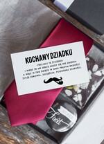 Prezenty dla Babci i Dziadka Prezenty dla Dziadka prezent z okazji dnia Dziadka krawat w eleganckim pudełeczku 1