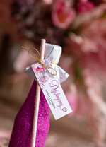 Podziękowania dla Gości Weselnych brokatowe butelki podziękowania dla gości po weselu pomysł na podziękowania dla gości brokatowy bezalkoholowy szampan 0