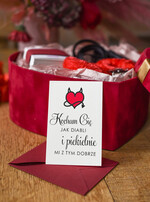 Walentynki prezent na walentynki dla Niej   pomysł na prezent walentynkowy dla dziewczyny welurowe pudełko z gadżetami2