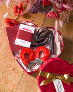 Walentynki prezent na walentynki dla Niej   pomysł na prezent walentynkowy dla dziewczyny welurowe pudełko z gadżetami0