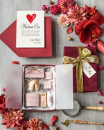 Walentynki prezent na walentynki dla Niej   prezent dla niej welurowe pudełko z czekoladkami i pendrive na wspólne zdjęcia 0