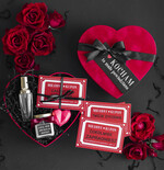 Walentynki prezent na walentynki dla Niej  welurowe serce prezent na Walentynki, co dać dziewczynie na Walentynki, Walentynkowy prezent dla żony, box Walentynkowy, pudełko prezentowe na Walentynki0