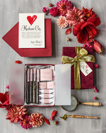 Walentynki prezent na walentynki dla Niej   prezent dla dziewczyny na walentynki pudełko welurowe ze słodkościami 0