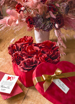 Walentynki prezent na walentynki dla Niej   romantyczny prezent na walentynki dla żony flowerbox 5