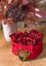 Walentynki prezent na walentynki dla Niej   flowerbox pomysł na prezent walentynkowy dla dziewczyny pudełko z czerwonymi różami  2