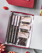 Walentynki prezent na walentynki dla Niej   prezent dla żony na walentynki pudełko welurowe z kawą i herbatą 1