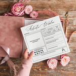 Ankiety weselne ankiety w pudełkach  ankieta weselna dla gości pamiątka ze ślubu, ankieta weselna zamknięta w welurowym pudełku, pamiątka ze ślubu ankiety weselne, porady dla Pary Młodej od Gości8