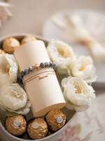 Prezenty dla Mamy zestawy w welurowych i ozdobnych pudełkach  łańcuszek Mama ze stali chirurgicznej, pomysł na prezent dla Mamy łańcuszek i bransoletka na dzień Mamy 4