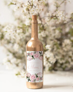 Prezenty dla Mamy zestawy w welurowych i ozdobnych pudełkach  pomysł na prezent dla Mamy na urodziny, Opakowanie i nalepka na wino - życzenia na dzien mamy1