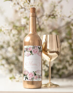 Prezenty dla Mamy zestawy w welurowych i ozdobnych pudełkach  pomysł na prezent dla Mamy na urodziny, Opakowanie i nalepka na wino - życzenia na dzien mamy2