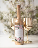 Prezenty dla Mamy zestawy w welurowych i ozdobnych pudełkach  pomysł na prezent dla Mamy na urodziny, Opakowanie i nalepka na wino - życzenia na dzien mamy3