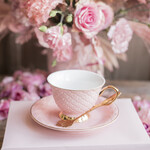 Prezenty dla Mamy zestawy w welurowych i ozdobnych pudełkach  pomysł na prezent dla mamy pudełko z  filiżanką prezent na dzień Matki 11