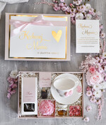 Prezenty dla Mamy zestawy w welurowych i ozdobnych pudełkach  Box Prezentowy na Dzień Mamy - Prezent dla Mamy  Upominek  Kubek z napisem Mama idealna5