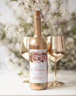 Prezenty dla Mamy zestawy w welurowych i ozdobnych pudełkach  pomysł na prezent dla Mamy na urodziny, Opakowanie i nalepka na wino - życzenia na dzien mamy  2