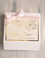 Prezenty dla Mamy zestawy w welurowych i ozdobnych pudełkach  Wyjątkowe prezenty dla Mamy, zastawy prezentowe z filiżanką dla mamy, box z okazji dnia mamy z filiżanką i herbatą, pomysł co dać mamie na dzień mamy 15