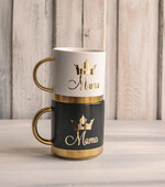 Prezenty dla Mamy zestawy w welurowych i ozdobnych pudełkach  elegancki prezent na dzień mamy, box prezentowy dla mamy z kubkiem, pomysł na prezent z okazji dnia Mamy, kubek z napisem Mama5