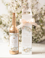 Prezenty dla Mamy zestawy w welurowych i ozdobnych pudełkach  pomysł na prezent dla Mamy na urodziny, Opakowanie i nalepka na wino - życzenia na dzien mamy 4