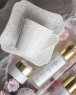 Prezenty dla Mamy Zestawy kosmetyczne   Najpiękniejszy Prezent na dzien Mamy Zestaw Kosmetyków Naturalnych w Sercu z filizanką1