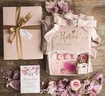 Prezenty dla Mamy Zestawy kosmetyczne  Pomysł na Prezent dla Mamy Zestaw  Szlafrok Welurowy z Napisem i Fiiżanka1