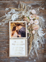 Zaproszenia dla Rodziców  zaproszenia dla Rodziców  zaproszenie na Slub dla Taty drewniane pudełko z treścią w środku nadruk na pudełku    3