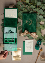 Zaproszenia dla Rodziców  zaproszenia dla Rodziców  welurowe pudełko dla rodziców zaproszenia dla rodziców wyjątkowe zaproszenia dla rodziców na wesele, eleganckie zaproszenie dla rodziców w pudełku5