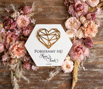 Zaproszenia dla Rodziców  zaproszenia dla Rodziców   zaproszenia na ślub dla Rodziców eleganckie ze złotym sercem  0