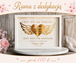 Prezenty dla Mamy ramki, puzzle, ramki na zdjęcia  prezent od serca ramka z okazji dnia mamy, podziękowanie złote serce i kwiaty w ramce - prezent na dzien matki dedykacja 7