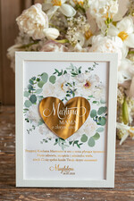 Prezenty dla Mamy ramki, puzzle, ramki na zdjęcia  super prezent dla mamy wyjątkowa ramka na dzień matki ze złotym serduszkiem, ramka z życzeniami dla  Mamy0