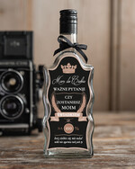 Prezenty dla świadków boxy prezentowe dla Świadka   prośba/ pytanie o świadkowanie dla niego, Box z prośbą Czy zostaniesz moim świadkiem, Męski zestaw prezentowy dla świadka  butelka z nadruki4