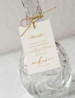 Zawieszki na butelki Minimalistyczne etykieta na alkohol weselny1