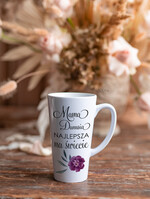 Prezenty dla Mamy Gadżety, Bluzy, Koszulki wyjątkowy prezent na dzień mamy kubek do Latte z nadrukiem    0