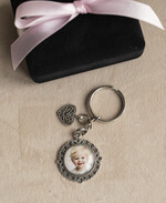 Prezenty dla Mamy Gadżety, Bluzy, Koszulki pomysł na prezent na dzień mamy, breloczek do kluczy ze zdjęciem, Wzruszające prezenty dla mamy brelok ze zdjęciem i serduszkiem 3