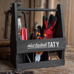 Prezenty dla Taty dzien ojca zestawy dla Taty drewniana skrzynka z narzędziami dla taty 1