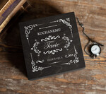 Prezenty dla Taty dzien ojca zestawy dla Taty prezent dla taty drewniana skrzynka z buteleczkami na własny trunek 0