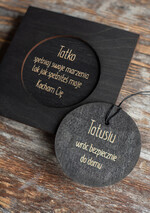 Prezenty dla Taty dzien ojca zestawy dla Taty z okazji dnia ojca kartka z życzeniami z zawieszką 5