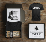 Prezenty dla Taty dzien ojca zestawy dla Taty Pomysł na prezent z okazji dnia Ojca, pudełko prezentowe koszulka LORD FATHER, tematyczne prezenty dla Taty na urodziny, zestawy prezentowe na Dzień Ojca3