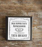 Prezenty dla Taty dzien ojca zestawy dla Taty Pomysł na prezent z okazji dnia Ojca, pudełko prezentowe grawerowana szklanka, tematyczne prezenty dla Taty na urodziny, zestawy prezentowe na Dzień Ojca2