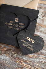 Prezenty dla Taty dzien ojca zestawy dla Taty prezent dla taty kartka z zawieszką do auta 2