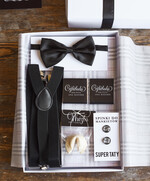 Prezenty dla Taty dzien ojca zestawy dla Taty pomysł na prezent dla Taty na urodziny spinki do mankietu SUPER TATA1