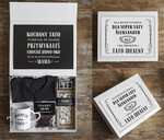 Prezenty dla Taty dzien ojca zestawy dla Taty pomysł na prezent dla Taty na urodziny, zestaw prezentowy na dzień Ojca, grawerowana szklanka, fajny pomysł na prezent dla Taty, personalizowane prezenty2