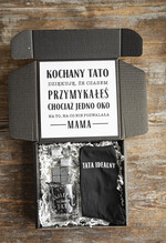 Prezenty dla Taty dzien ojca zestawy dla Taty Pomysł na prezent z okazji dnia Ojca, pudełko prezentowe skarpetki Tata idealny , tematyczne prezenty dla Taty na urodziny, zestawy prezentowe na Dzień Ojca0