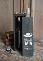 Prezenty dla Taty dzien ojca zestawy dla Taty prezent dla Taty na urodziny prezent z okazji dnia taty skrzynka na butelkę 1