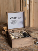 Prezenty dla Taty dzien ojca zestawy dla Taty prezenty na każdą okazję piersiówka w skrzynce z okazji dnia taty 1