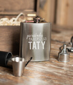 Prezenty dla Taty dzien ojca zestawy dla Taty prezenty na każdą okazję piersiówka w skrzynce z okazji dnia taty 0