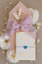 Prezenty dla świadków bransoletki i biżuteria dla świadkowej  Podziękowanie prezent dla świadkowej bransoletka z serduszkiem- Bransoletka szczęścia 0