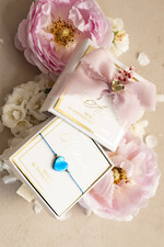 Prezenty dla świadków bransoletki i biżuteria dla świadkowej  Podziękowanie prezent dla świadkowej bransoletka z serduszkiem- Bransoletka szczęścia w ozdobnym pudełeczku1